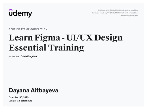 Learn Figma – Essential Training certificate – Udemy